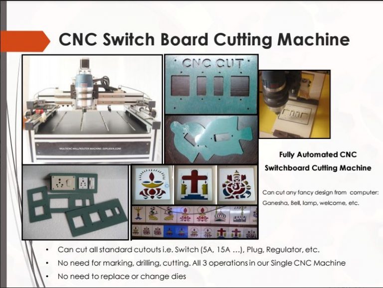SWITCH BOARD CUTTING MACHINE GREA CNC